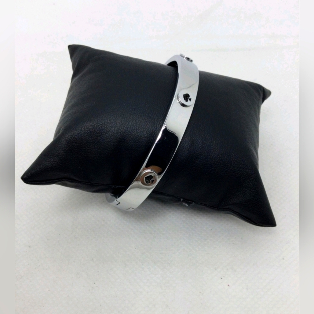 Kate Spade New York Perforated Logo Bangle Bracelet 7"